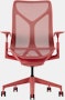 A canyon mid-back Cosm Chair with height adjustable arms.