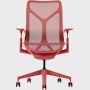 A canyon mid-back Cosm Chair with height adjustable arms.