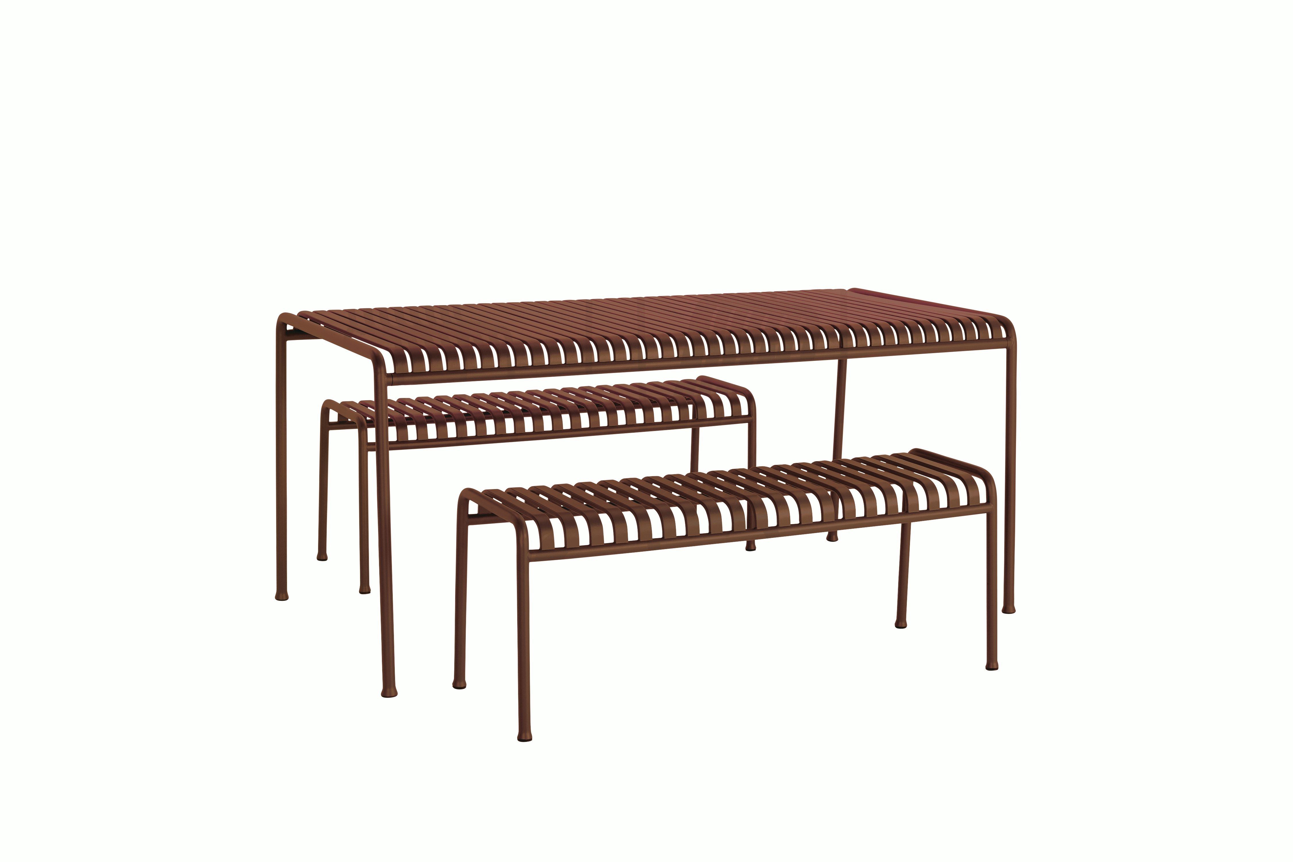 Palissade Dining Table and Bench Set