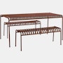 Palissade Dining Table and Bench Set