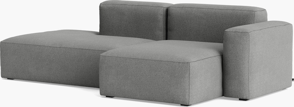 Mags SL Sectional Chaise - Right, Pecora, Grey