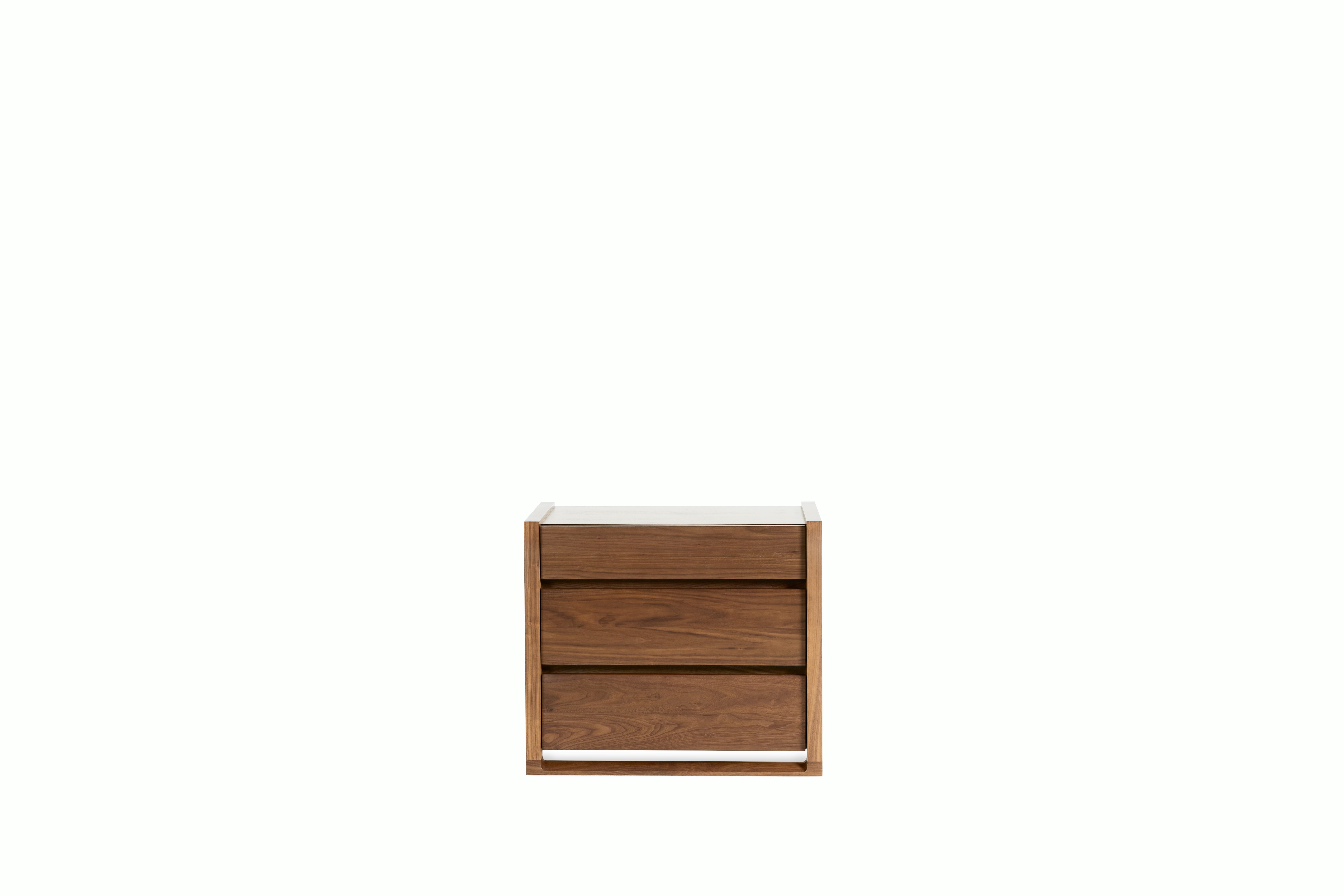 Matera Dresser - Three Drawer,  Walnut