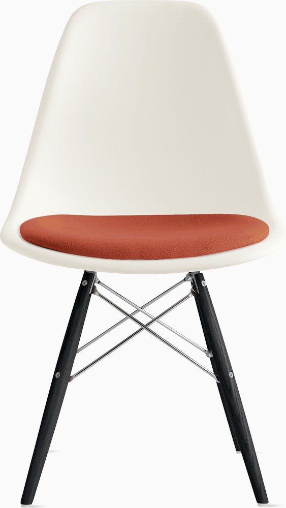 Eames Recycled Plastic Side Chair with Seat Pad