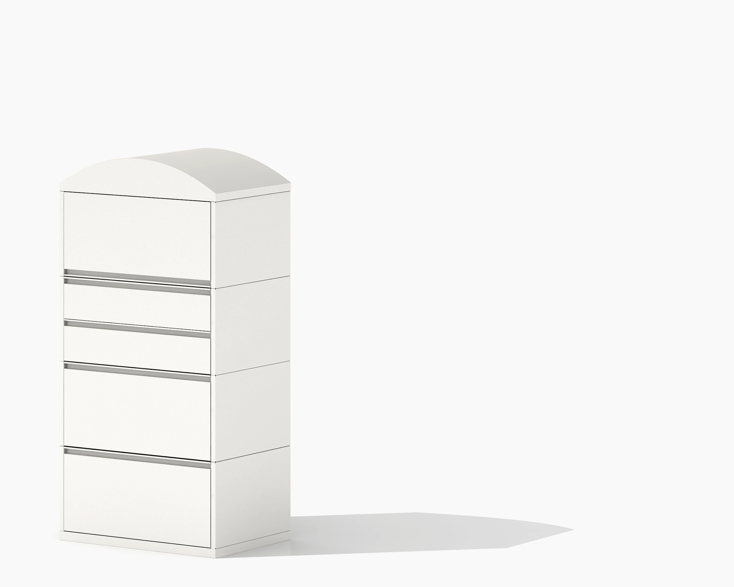 Meridian Stackable Lateral File with Dome Top