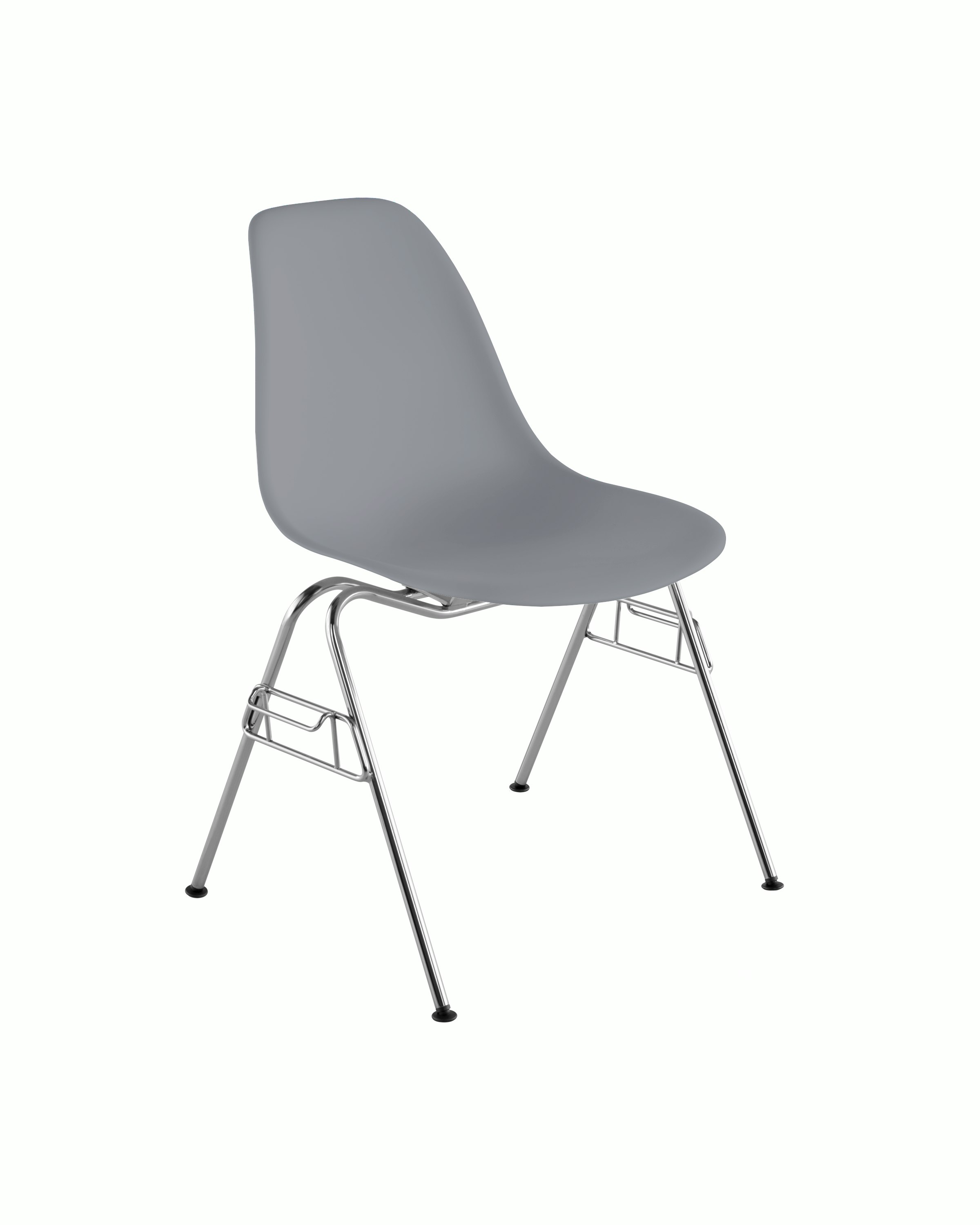 Eames Molded Plastic Side Chair, Stacking Base – Herman Miller Store