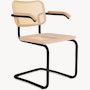 Cesca Chair - Cane,  Natural Beech,  Black