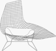 Bertoia Asymmetric Chaise