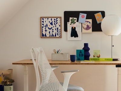 Fully Jarvis Desk and Sayl Chair