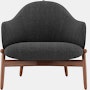 ReFrame Lounge Chair - Mid Back,  Capri,  Graphite,  Walnut
