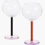 Bilboquet Wine Glasses, Set of 2 Bilboquet Wine Glasses, Set of 2