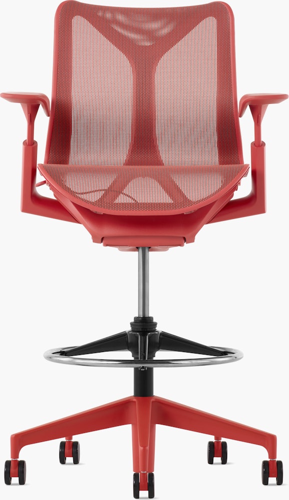 A canyon Cosm Stool with height-adjustable arms.