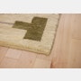 Backgammon Wool Moroccan Rug - Natural