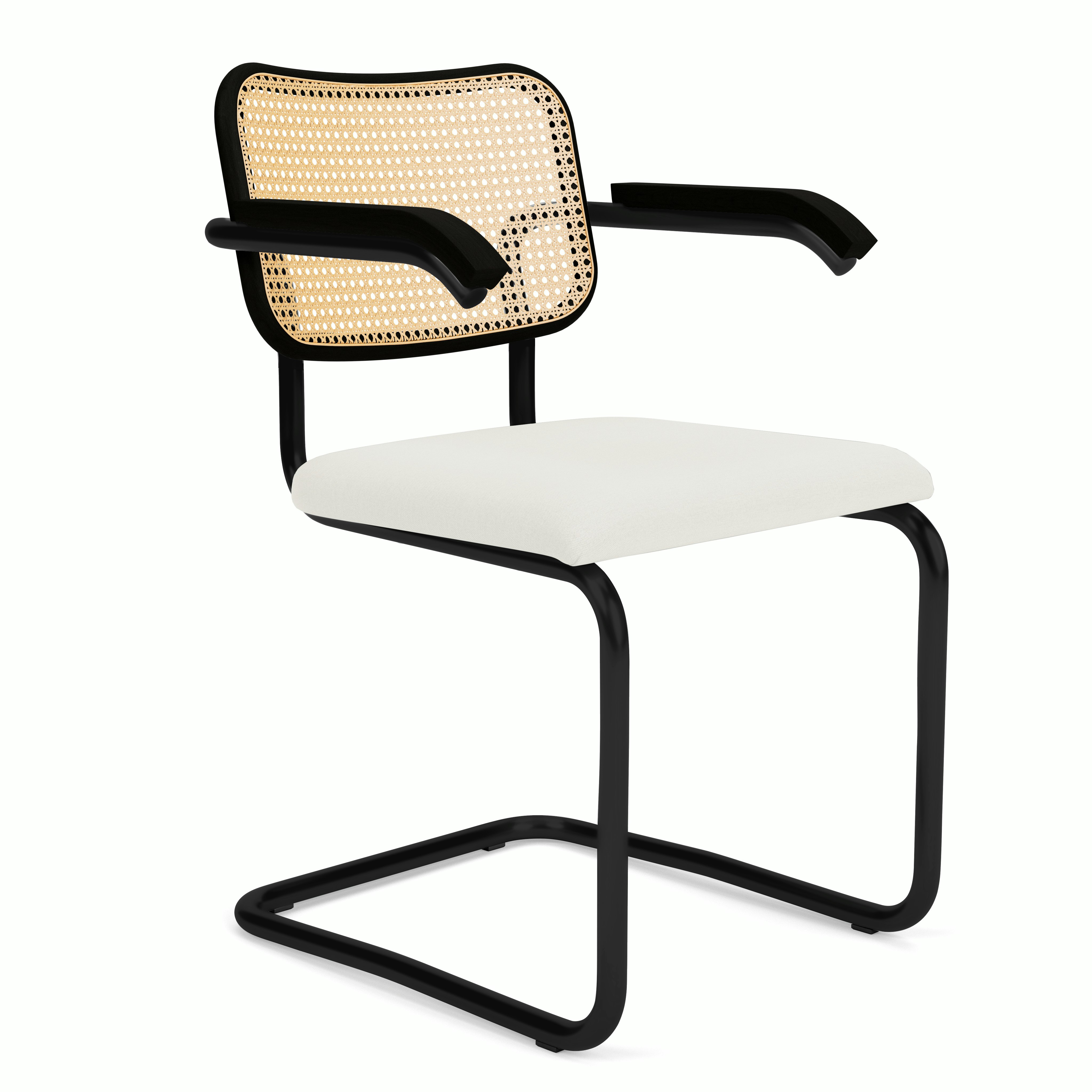 Cesca Upholstered Seat Armchair