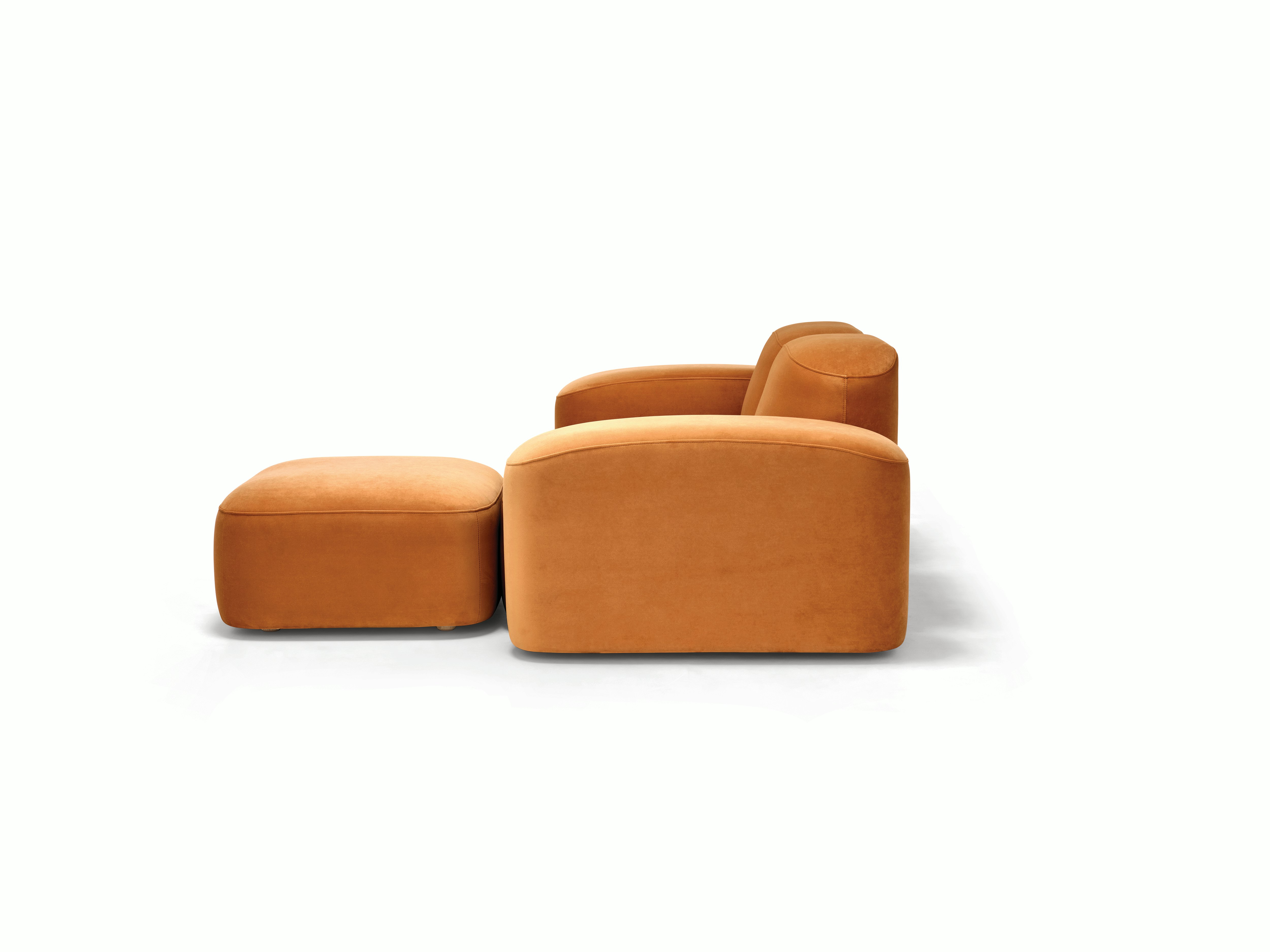Muse Sofa - Two Seater with Muse Ottoman