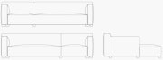 Barber Osgerby Asymetric Sectional