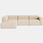 Mags Soft Low Sectional with Extended Chaise