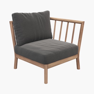 Tradition Outdoor End Seat Module Tradition Outdoor End Seat Module