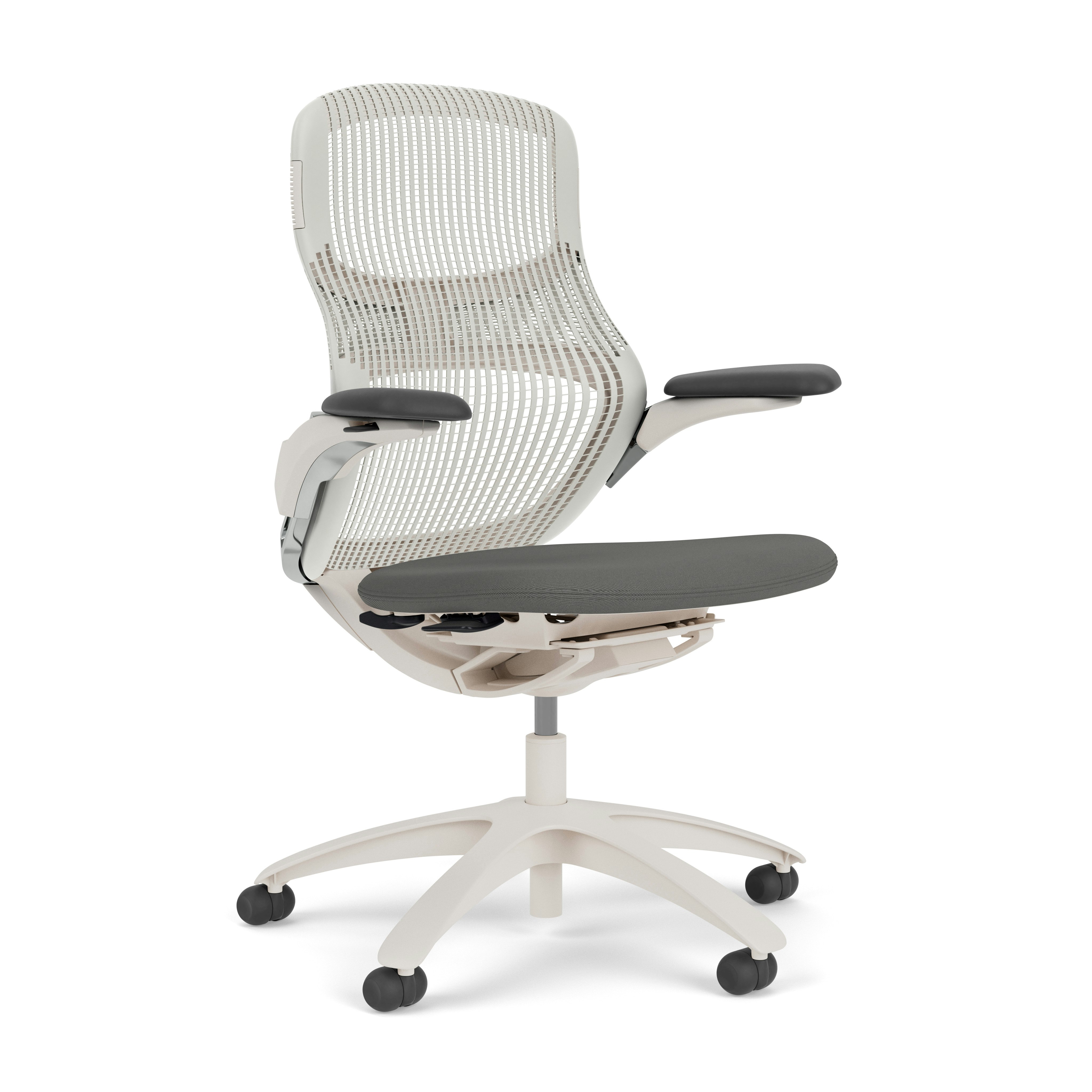 Generation Chair - Light, High Performance, Meteor, Generation, Pebble, Plastic Standard, Hard Wheel
