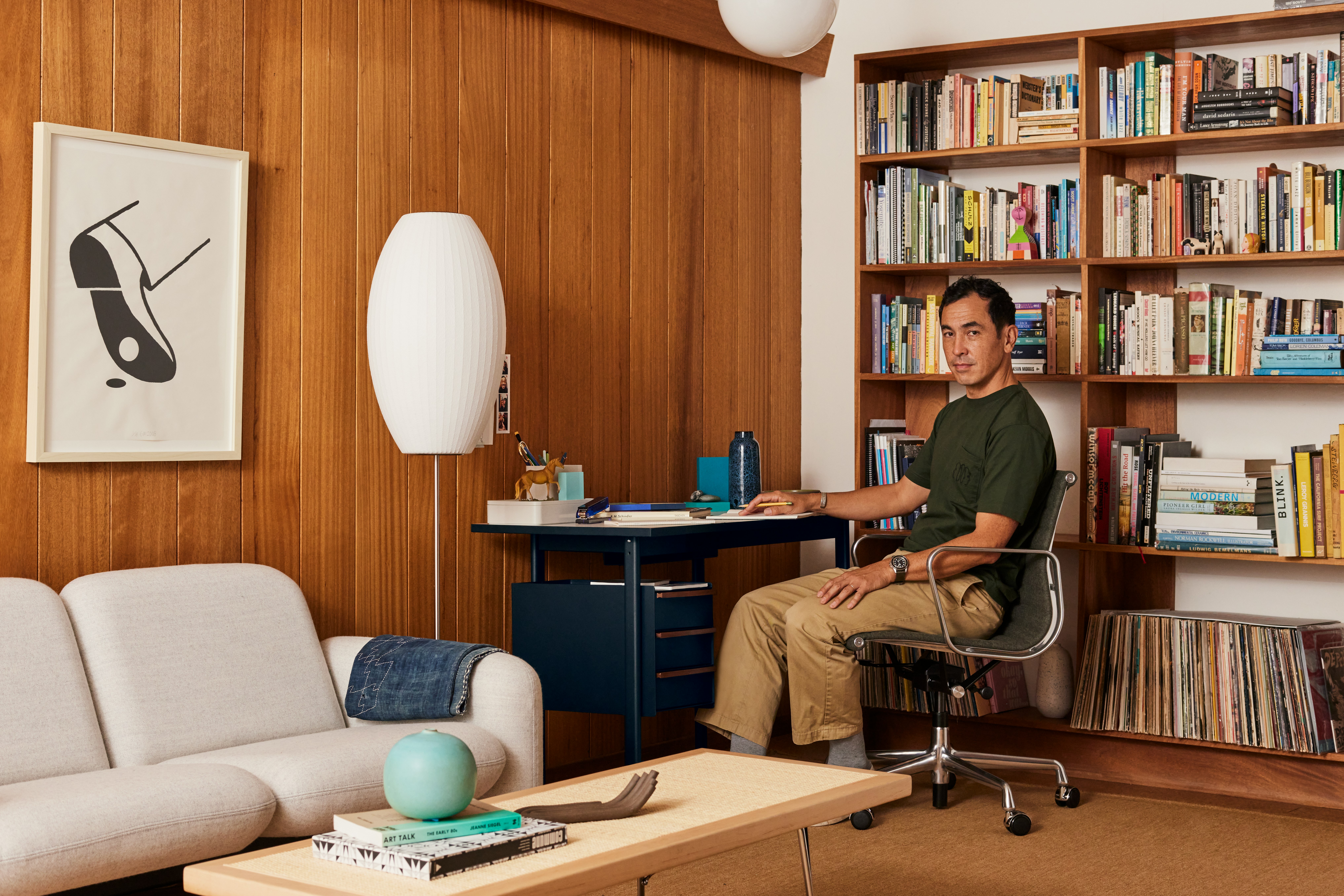 Geoff at home after design services