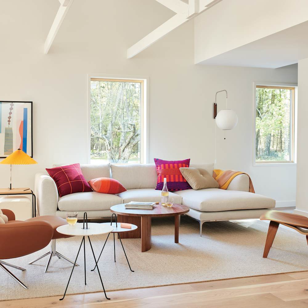 Jonas Sectional, Noomi, Symbol and Tipi in Eliza Blank's Living room