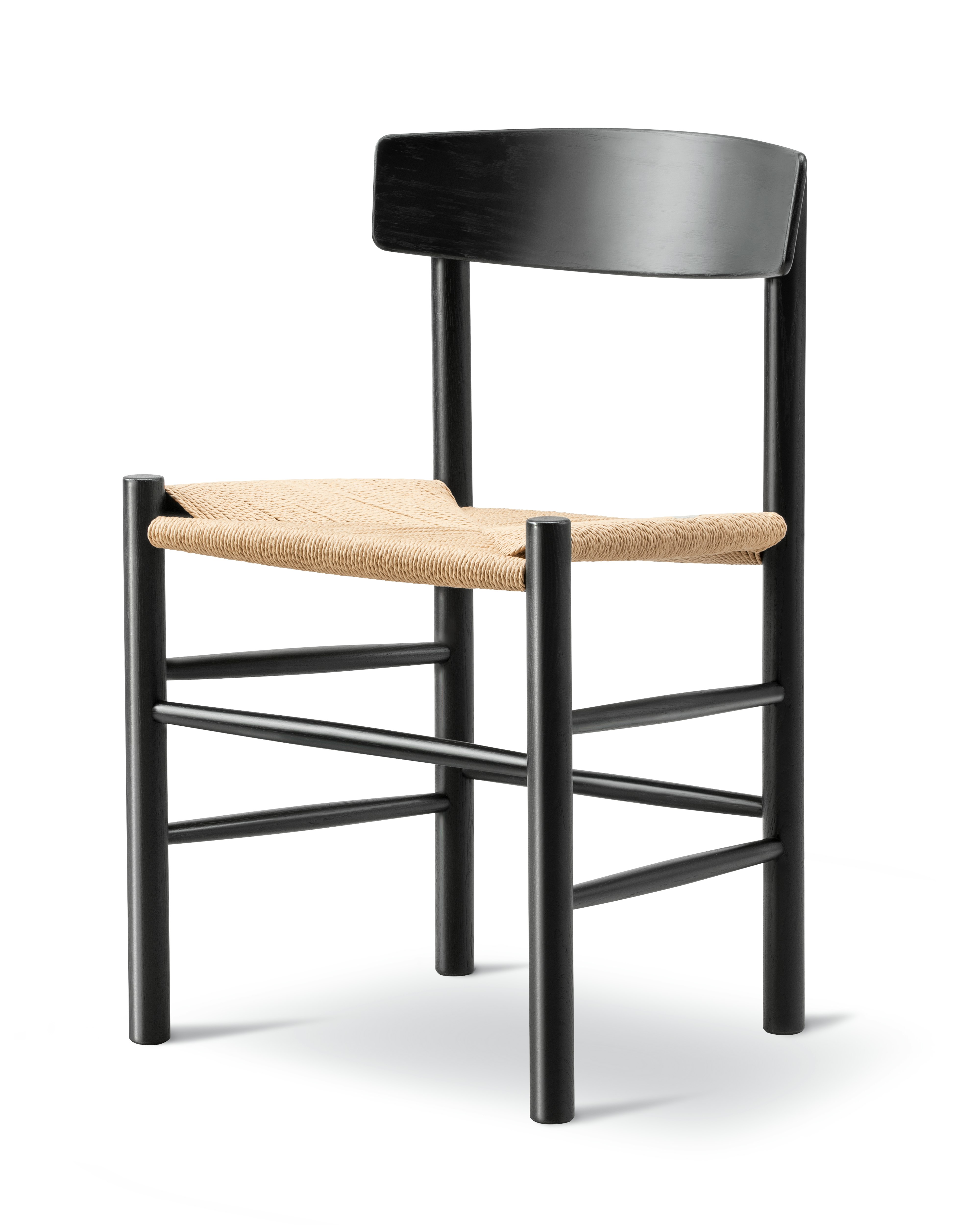 J39 Dining Chair - Black Beech