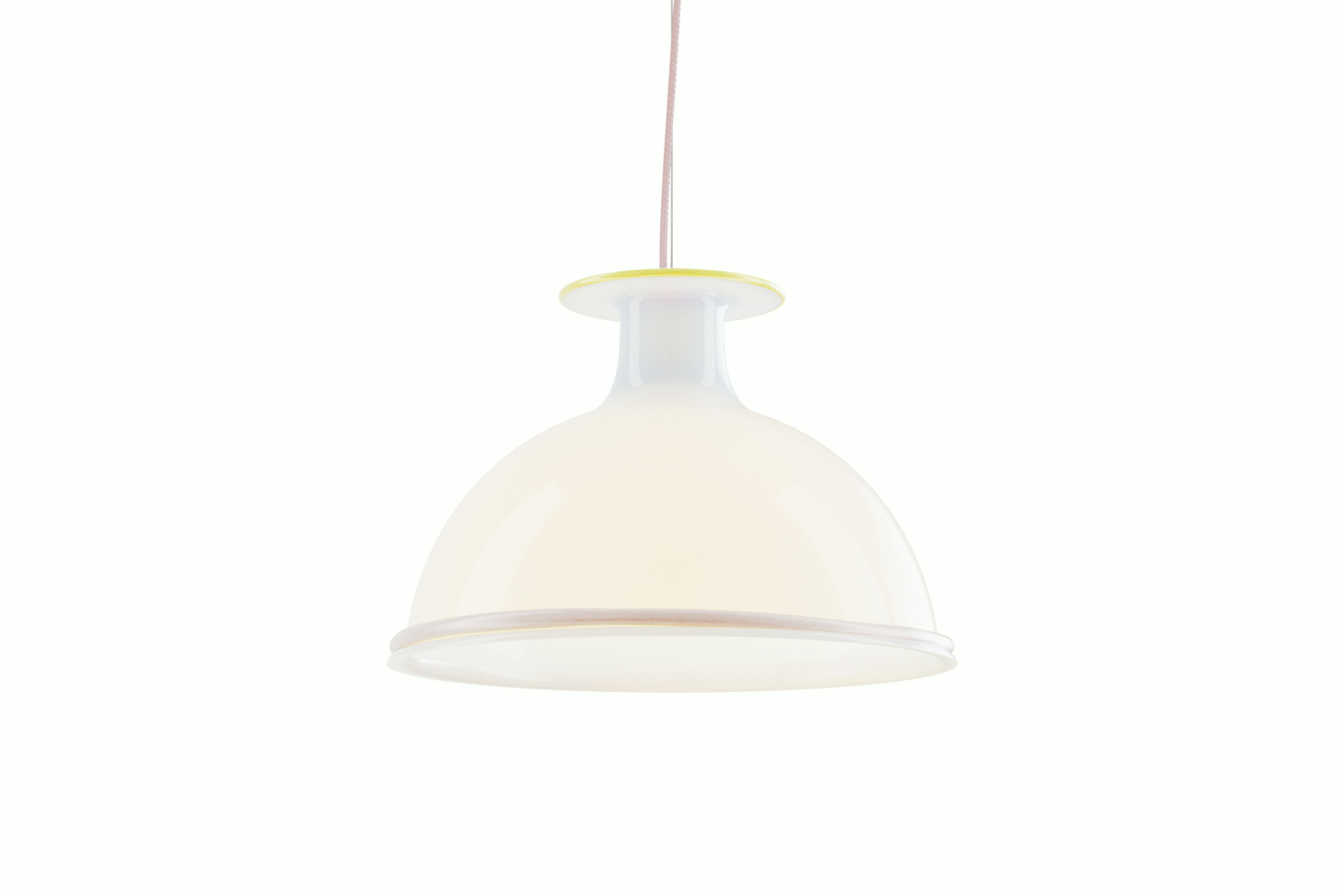 Mark Pendant - 11.8 x 8.46, Pink / Yellow