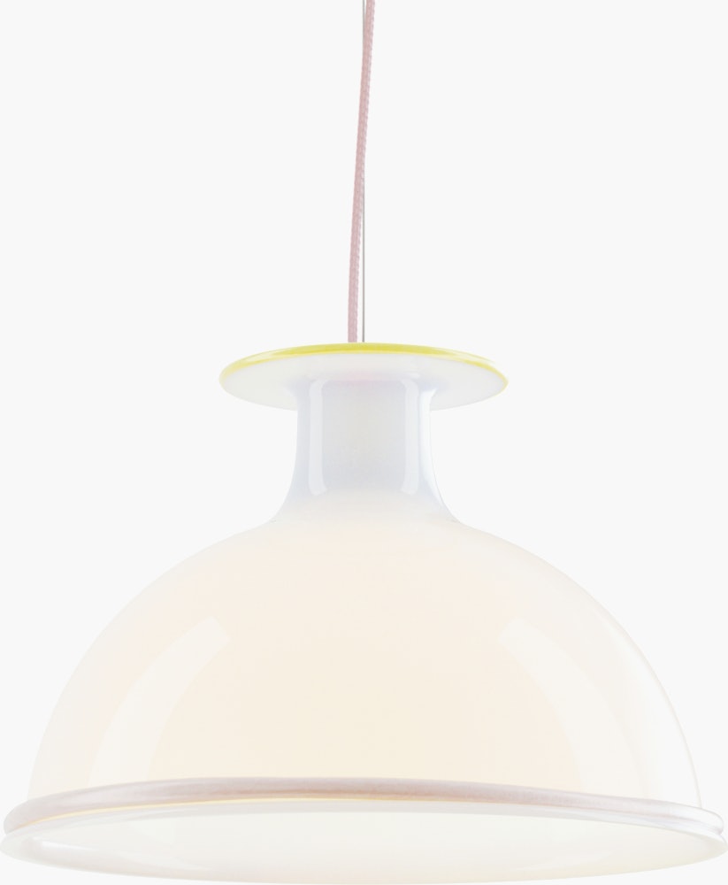 Mark Pendant - 11.8 x 8.46, Pink / Yellow