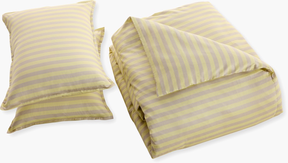 Sand Stripe Duvet Set - Full/Queen