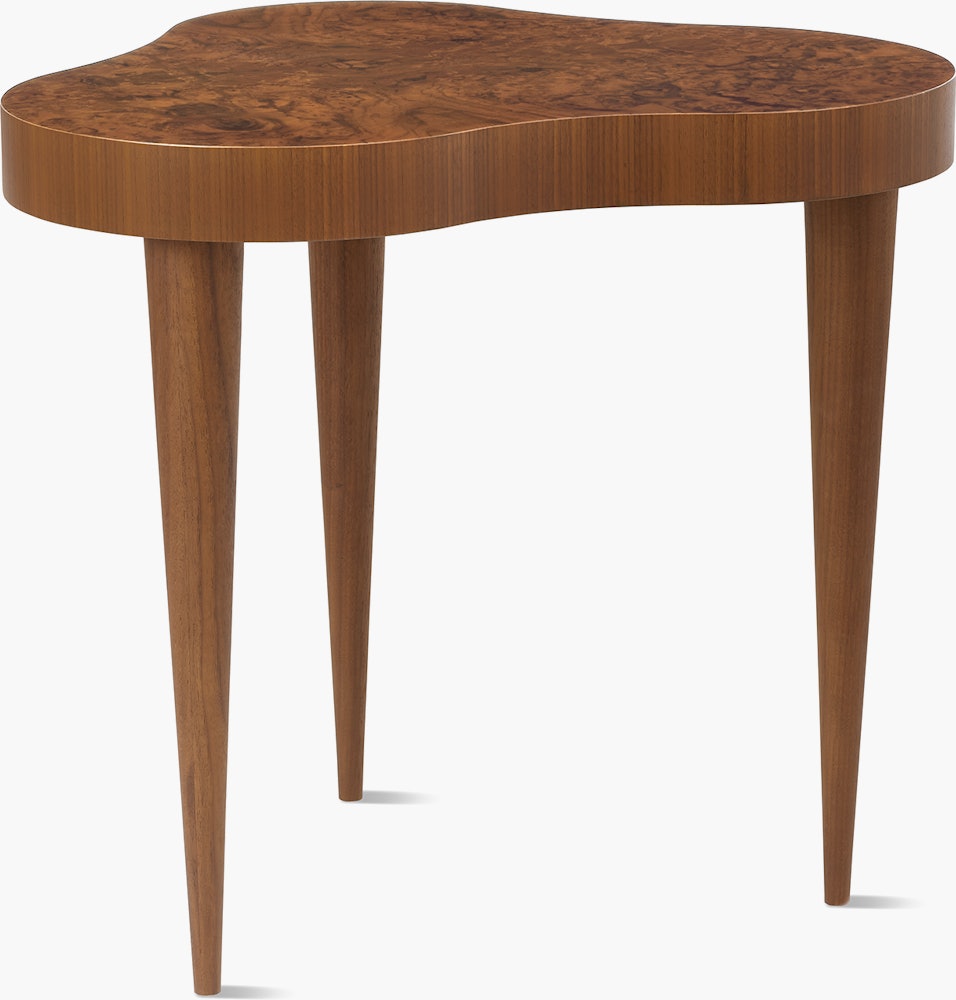 Rohde Paldao Table in Walnut burl front view