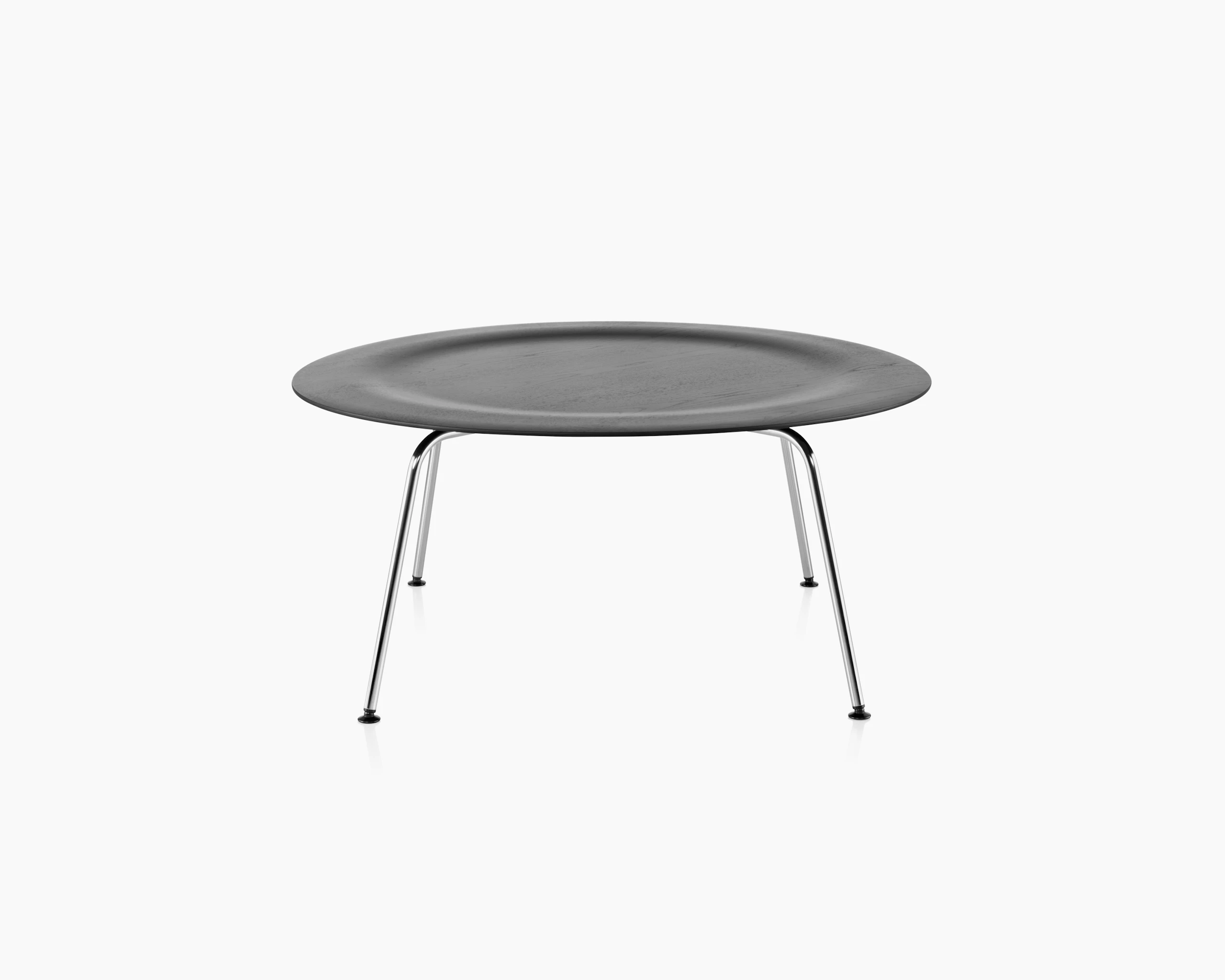 Eames Molded Plywood Coffee Table, Metal Base