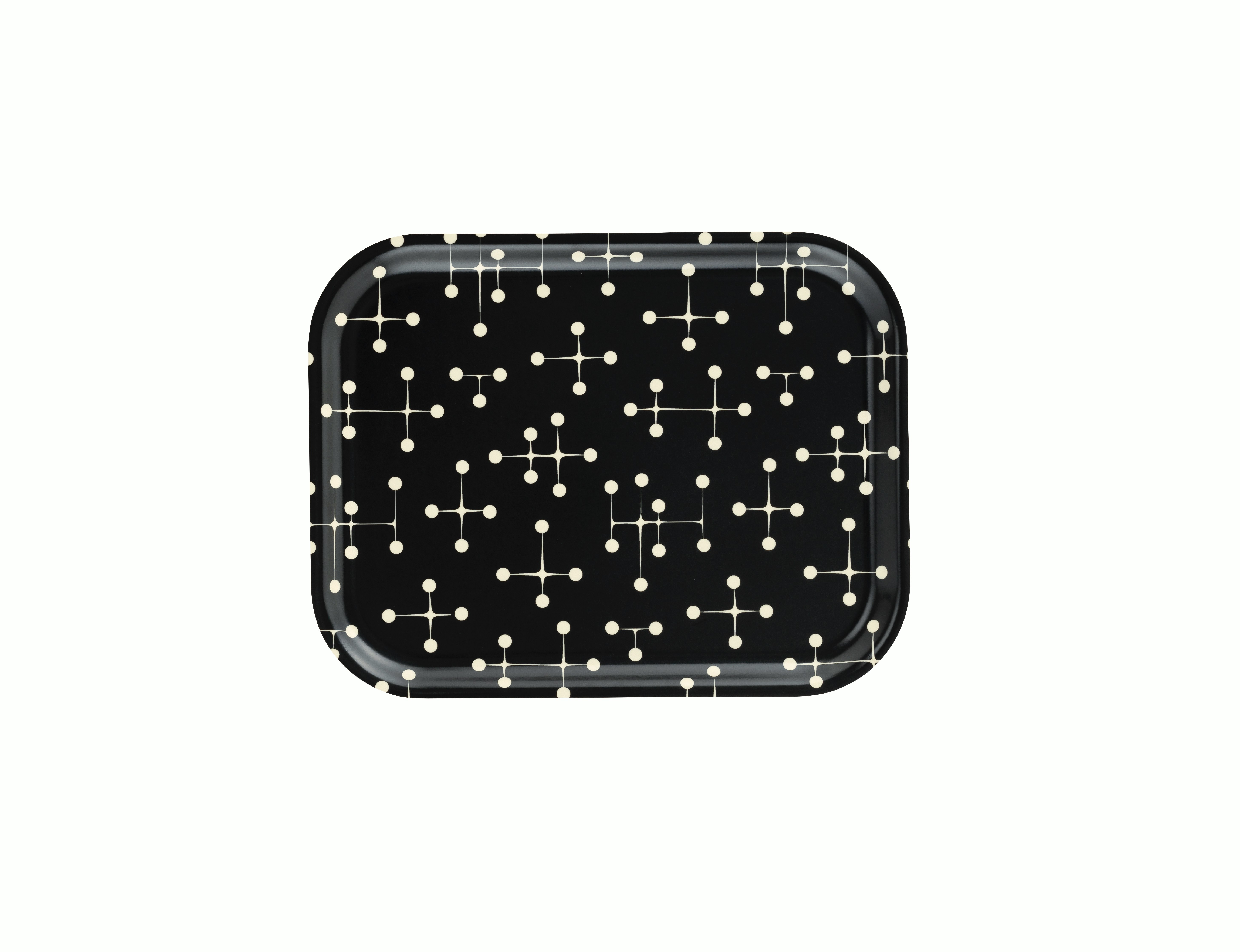 Classic Tray - Medium, Dot Pattern Reverse Dark