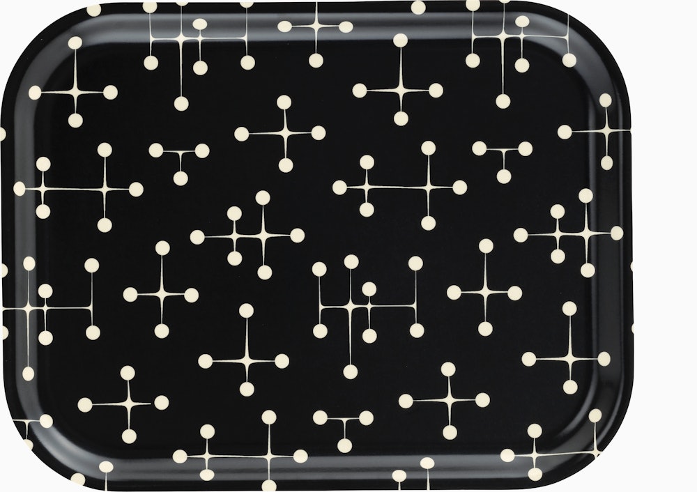 Classic Tray - Medium, Dot Pattern Reverse Dark