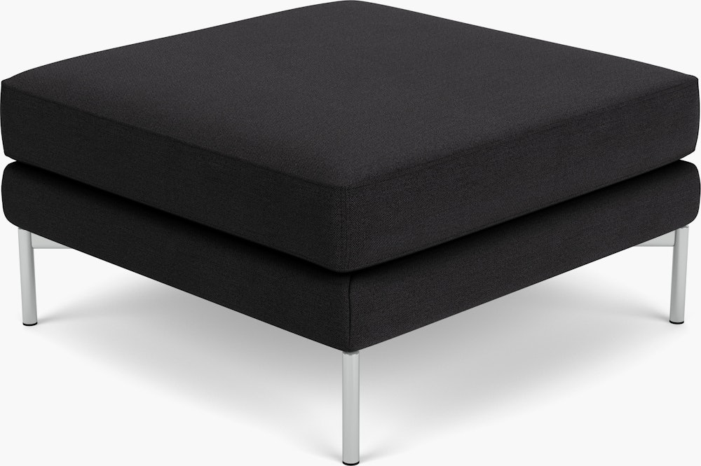 Divina Ottoman - Hourglass,Caviar