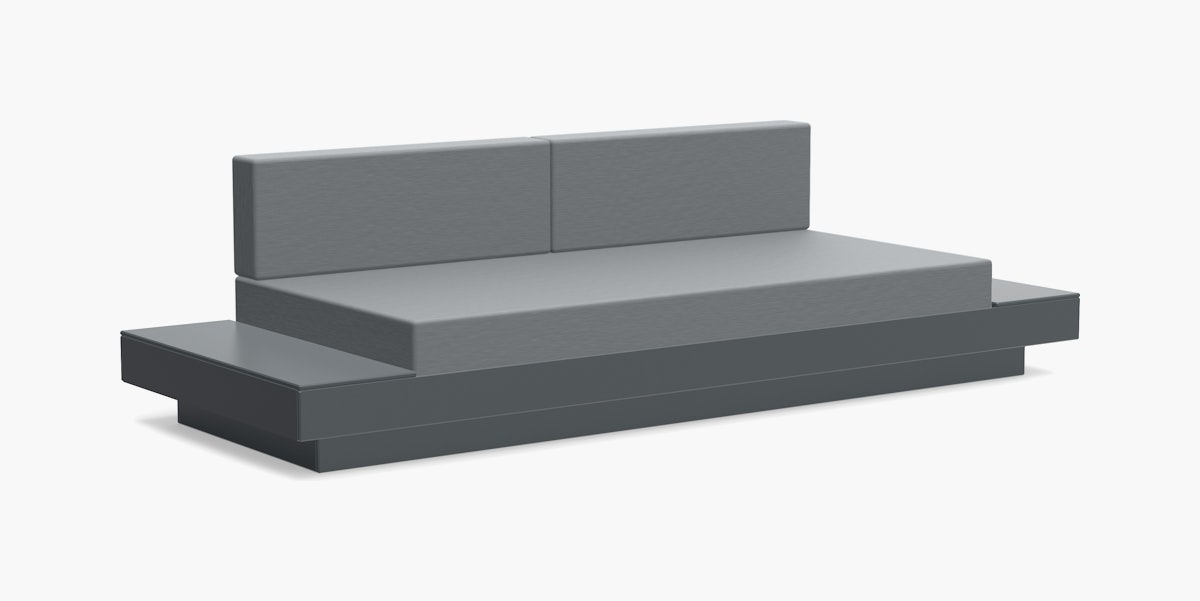 Platform One Sofa with Tables
