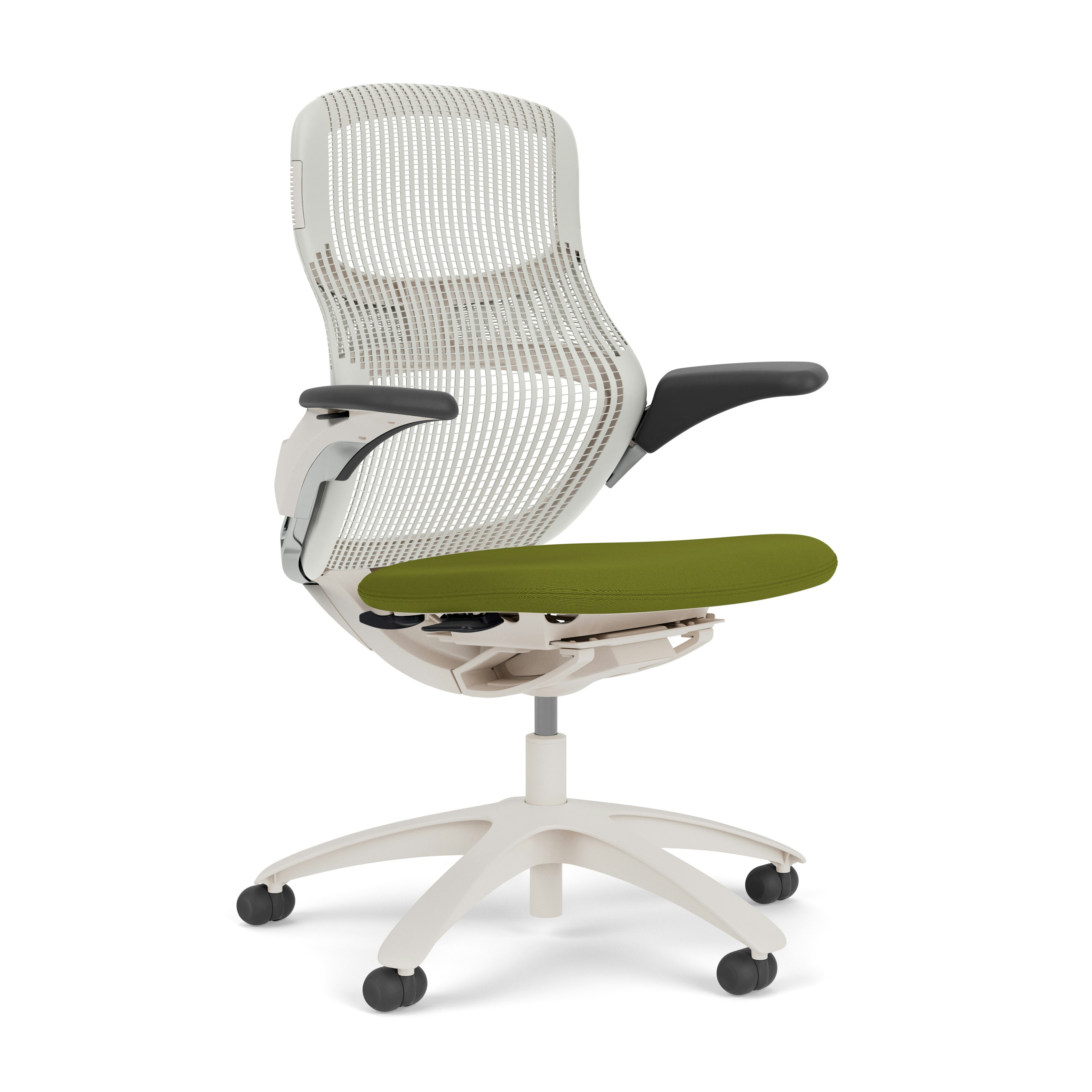 Generation Chair - Light, Height Adjustable, Meteor, Generation, Lemongrass, Plastic Standard, Hard Wheel