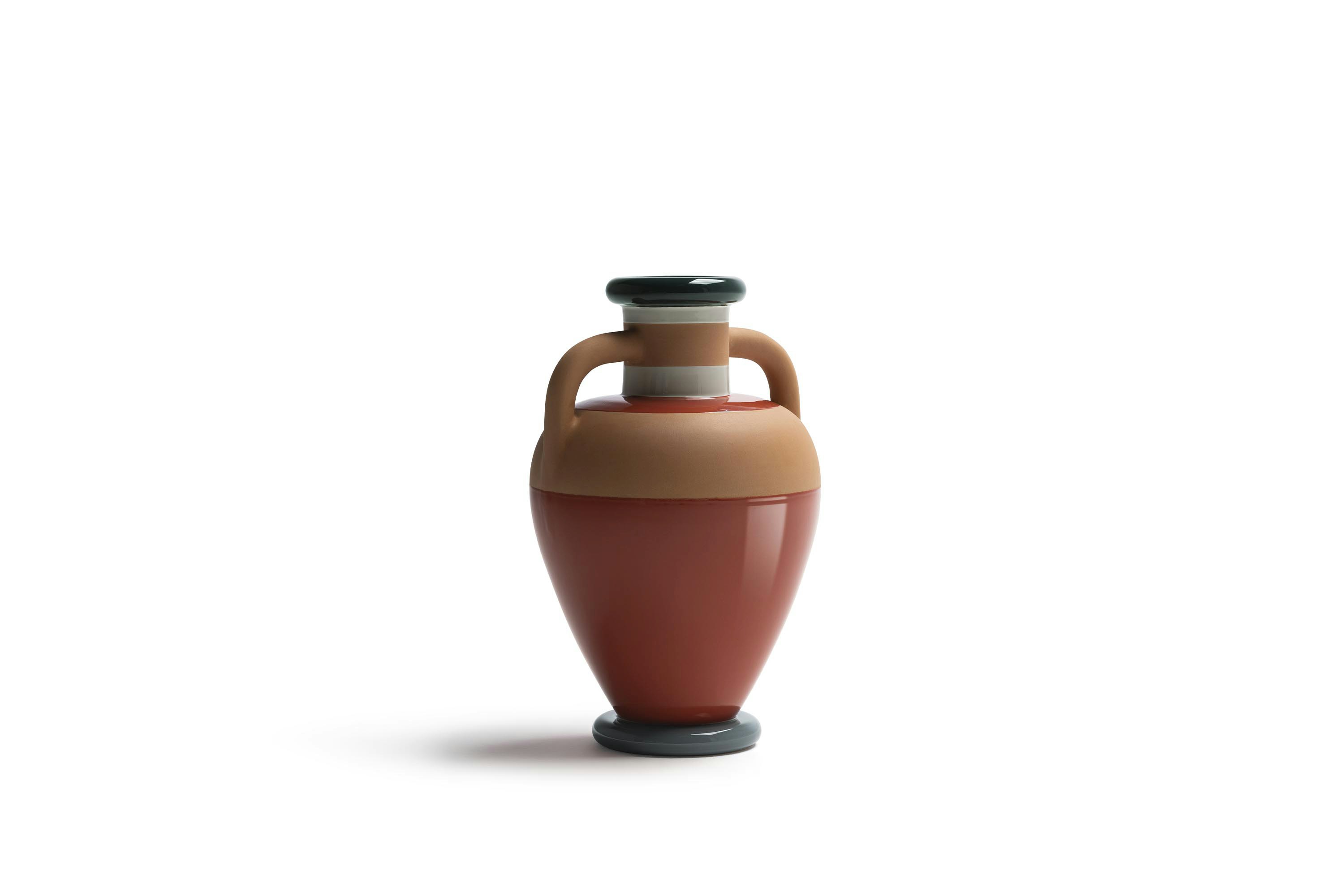 Ikiperu Vase in Earth Brown