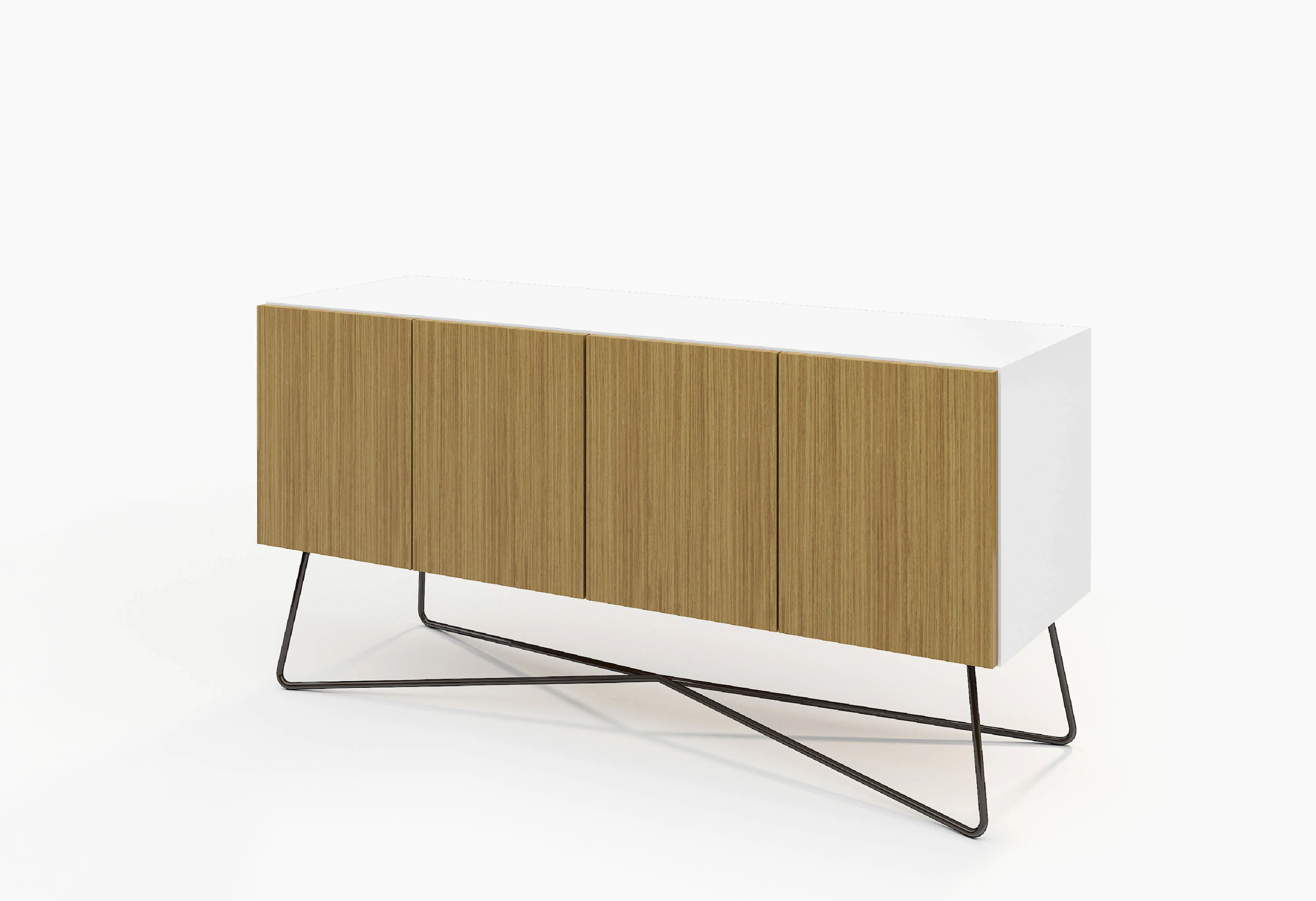 Rockwell Unscripted Seamless 48W Mixed Finish Credenza
