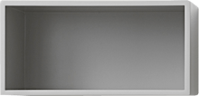 Mini Stacked Storage Module, Small\FINISH: Light Grey with Light Grey Backboard