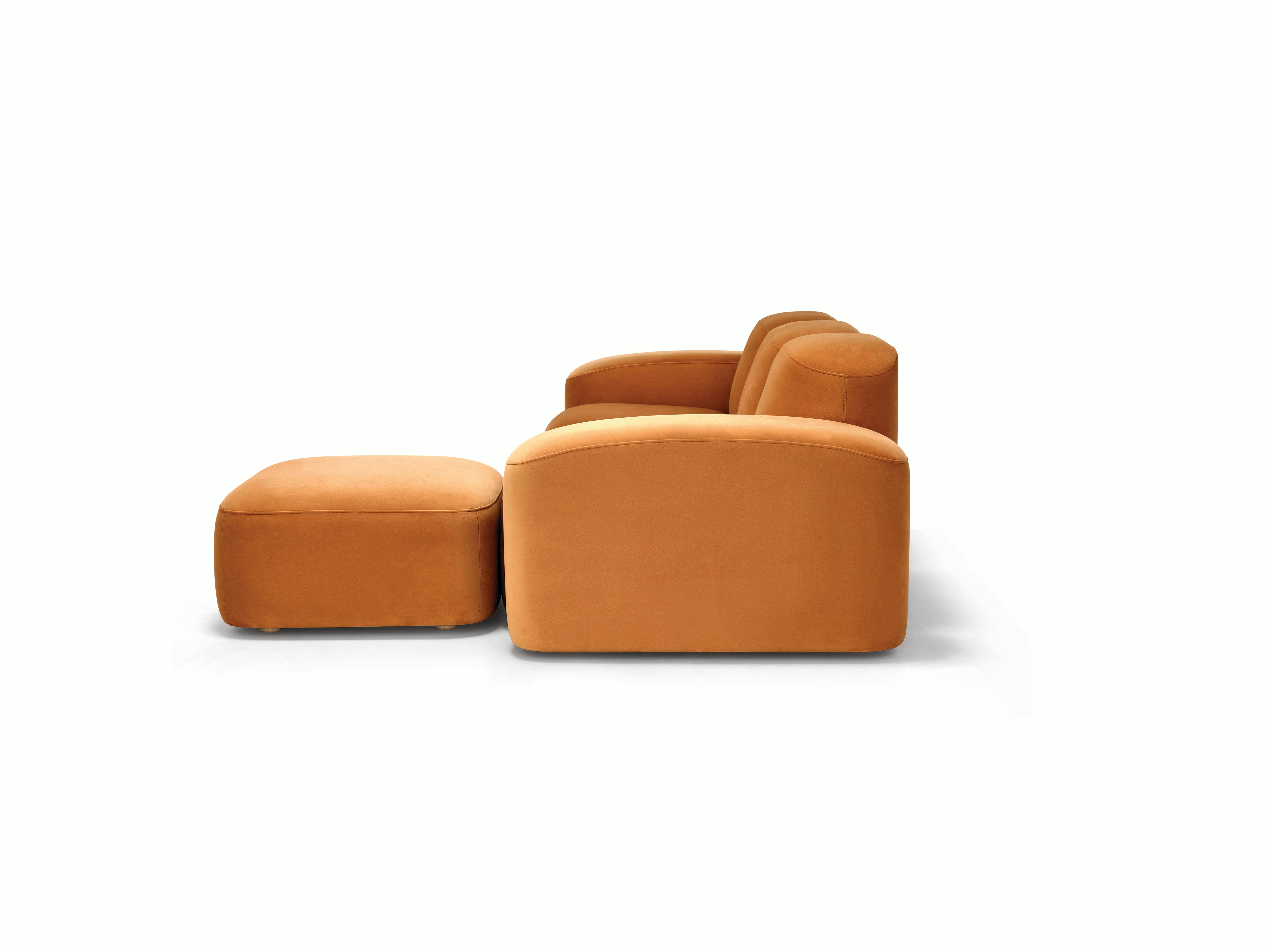 Muse Sofa - Three Seater with Muse Ottoman