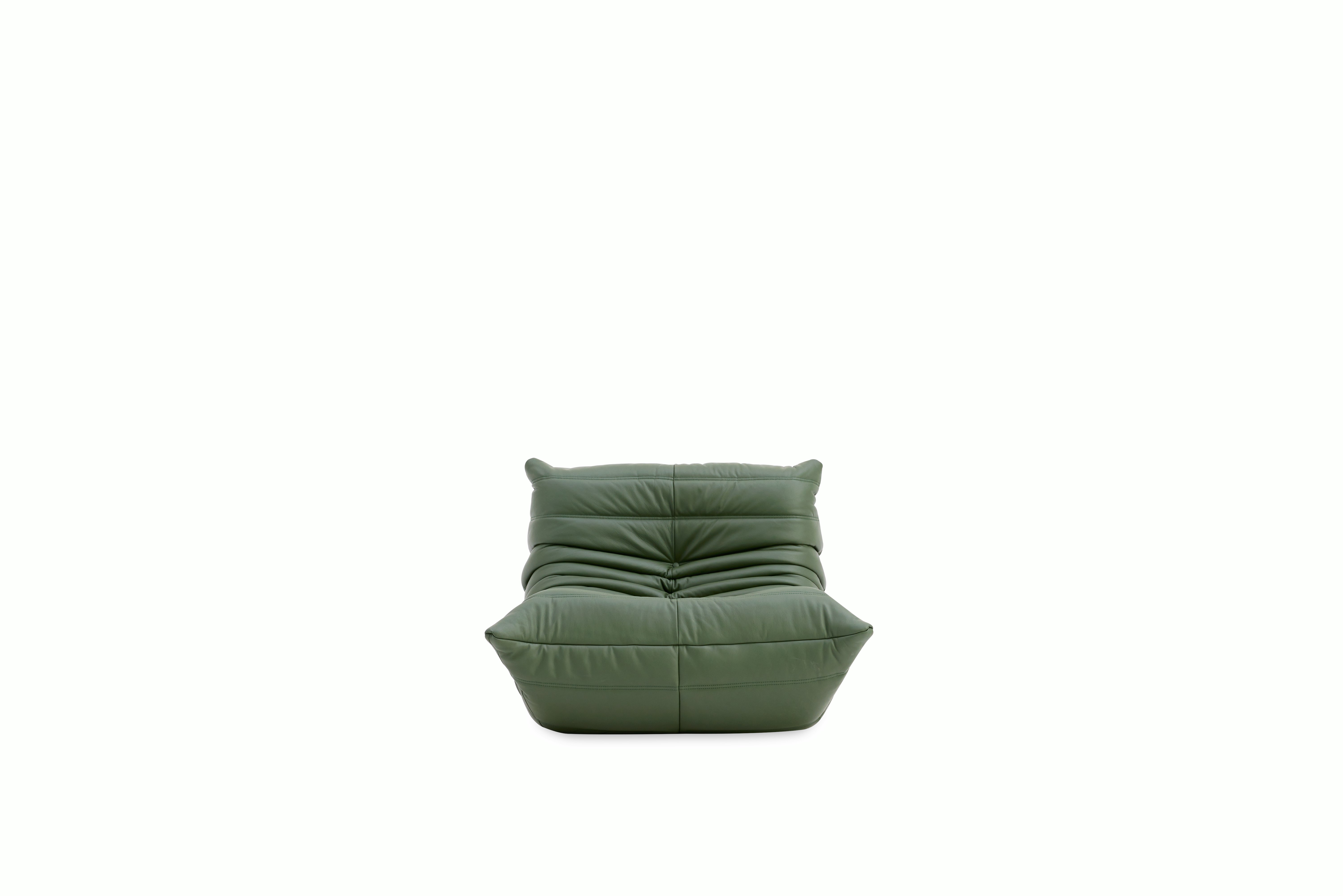 TOGO Fireside Chair - Opera Leather,  olive
