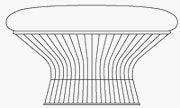 Platner Ottoman