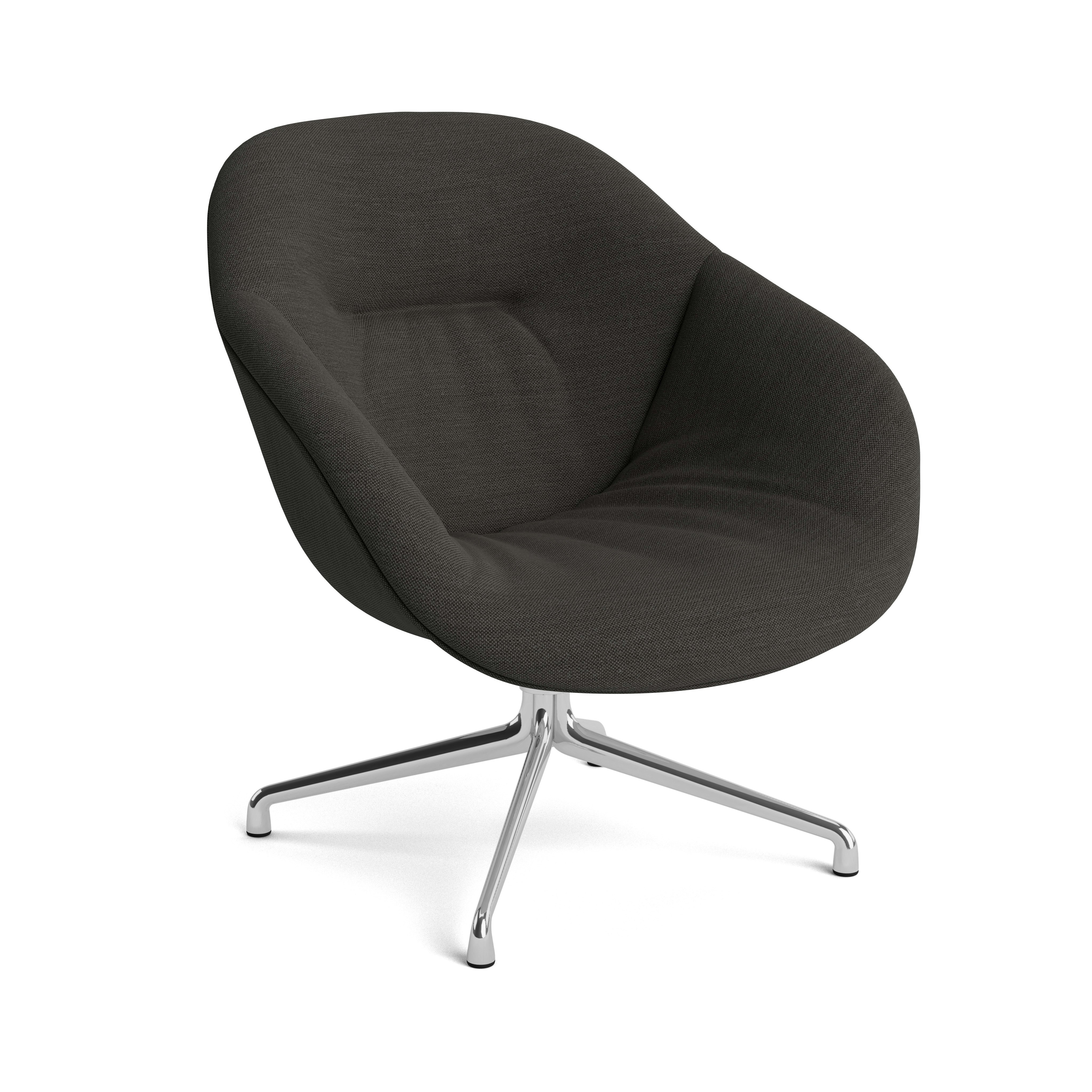 AAL 81 Swivel Chair, Low Back - Soft, Mode, Talus, Polished Aluminum