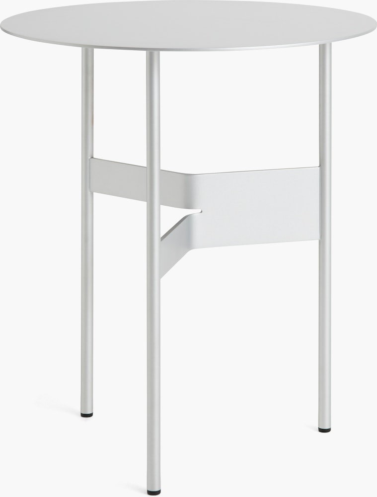 Shim Coffee Table - High, Natural Steel
