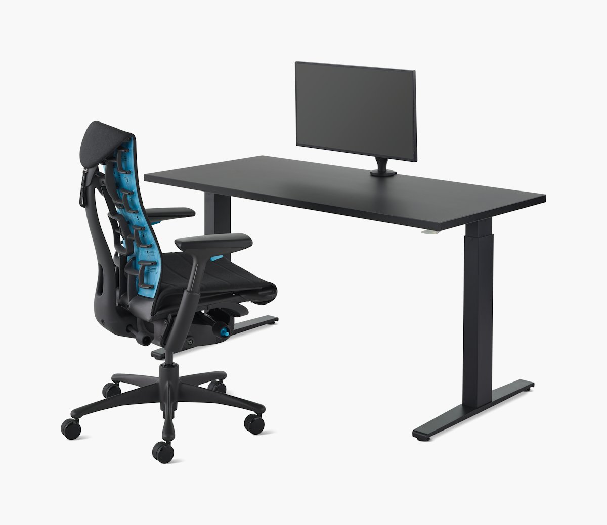 The Perfect Blend of Style and Functionality: Unleashing the Power of the Herman Miller Logitech Desk!