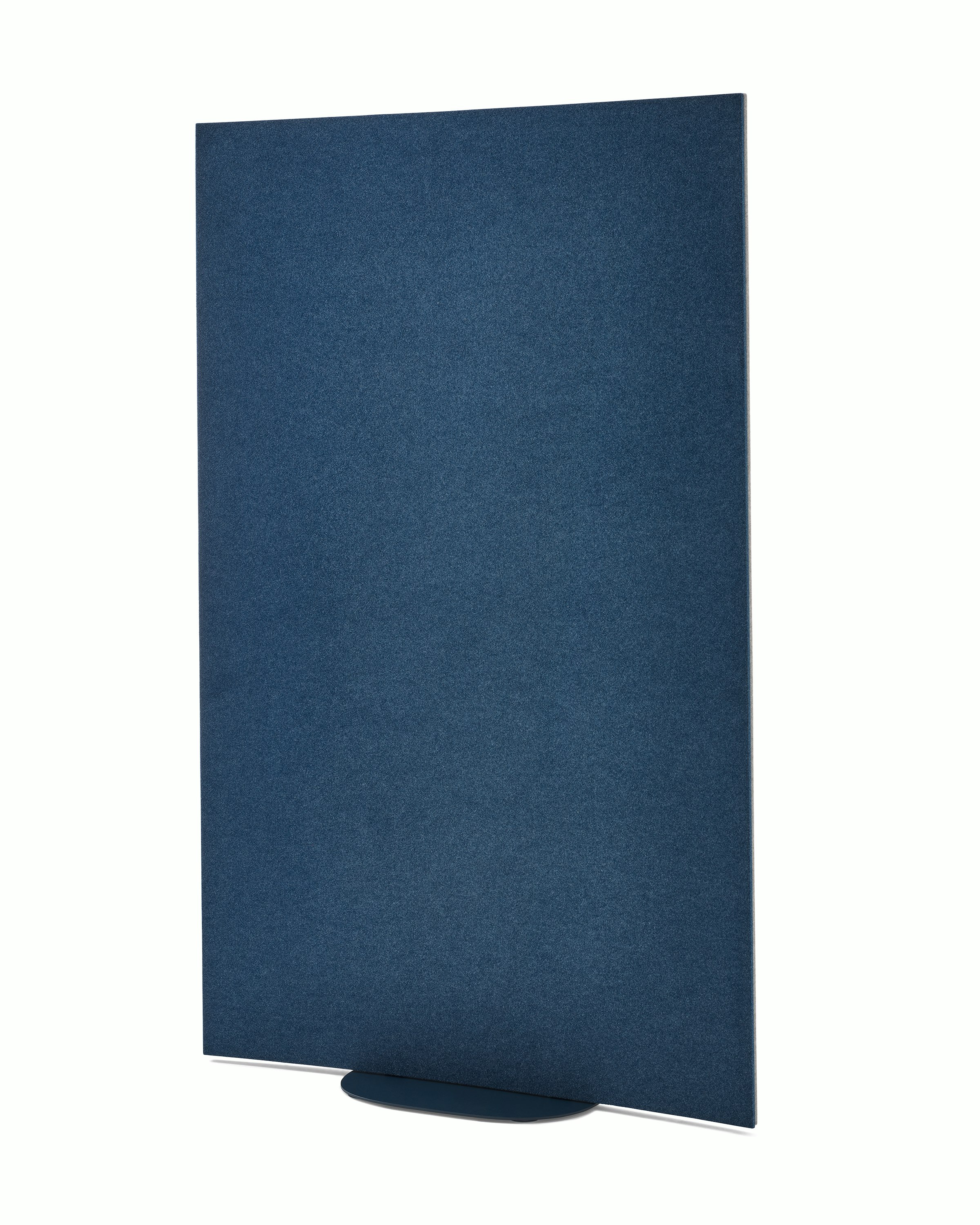 Blue OE1 Curved Screen, viewed from an angle.