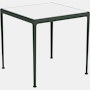 1966 Collection Porcelain Dining Table - 28" x 28"", White / Green"