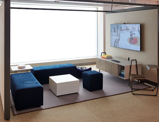 k. lounge & Rockwell Unscripted collaborative collaboration flexible group meeting casual meeting