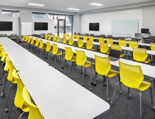 Knoll Works 2021 | Connected Campus knoll works 2021 connected campous lab multigeneration by knoll rockwell unscripted easy tables classroom training multi-purpose