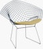 Bertoia Diamond Lounge Chair with Seat Pad