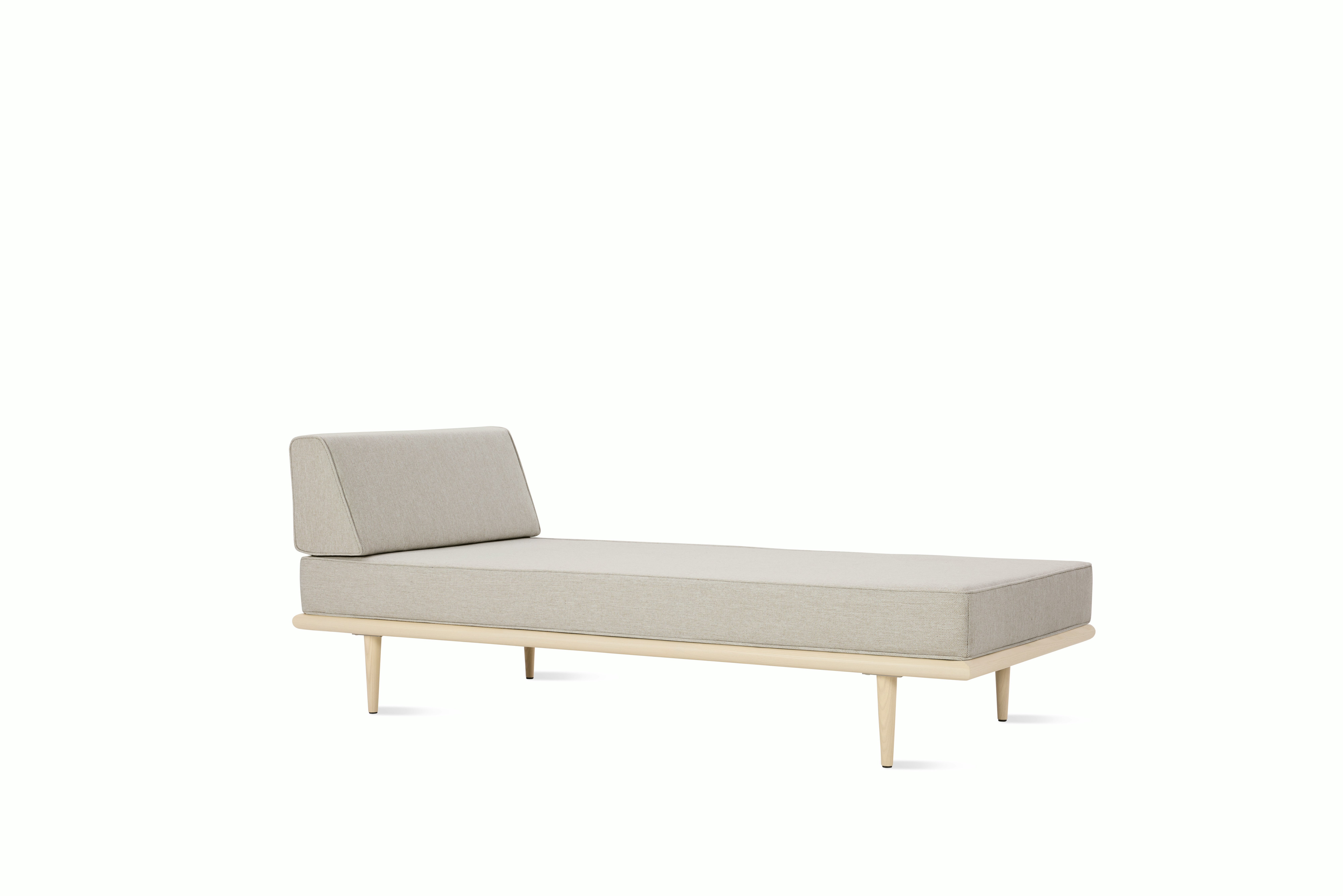 Nelson Daybed - Side Bolster,  Ash,  Mode,  Shell,  Taper